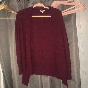 Burgundy sweater